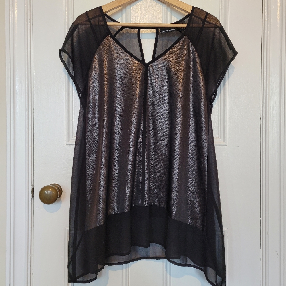 DKNY Jeans Shimmery Top